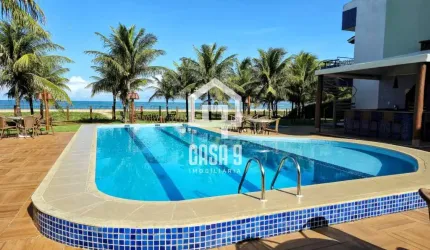 Apartamento Térreo 3 Suítes frente mar total em Itacimirim Bahia