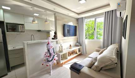 Apartamento 2 dormitórios, 1 vaga de garagem, bairro Olaria