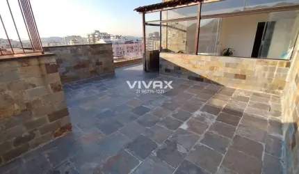 Cobertura com 3 quartos à venda na Rua Aquidabã, Méier, Rio de Janeiro, 169 m2 por R$ 400.000