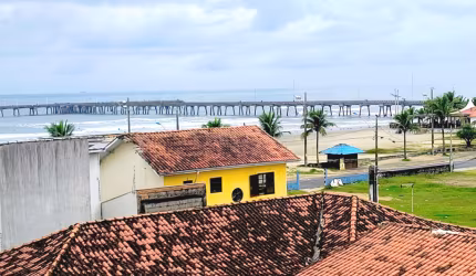Apartamento com sacada vista mar | 1 Dormitório