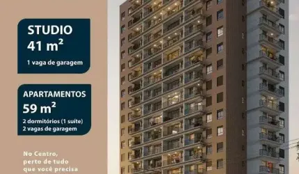 Apartamento com 2 quartos à venda no Centro, Araraquara , 59 m2