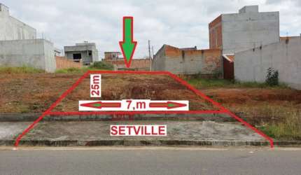 ÓTIMO TERRENO DE 175M² NO SETVILLE