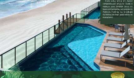 OPORTUNIDADE FRENTE MAR EM PORTO DE GALINHAS KIBALI FLATS ÚLTIMAS UNIDADES