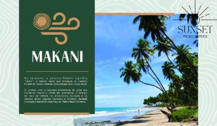 MAKANI BEACH CARNEIROS  Em uma das melhores localizações da Praia dos Carneiros, em Tamandaré. Entrega em SETEMBRO 26 - Ultimas Unidades