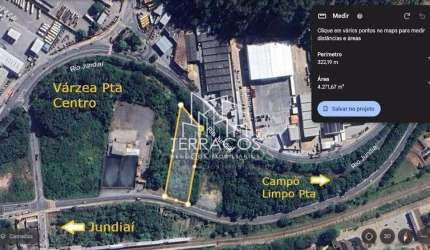 Terreno Industrial à venda, Vila São José, Várzea Paulista - TE0078.