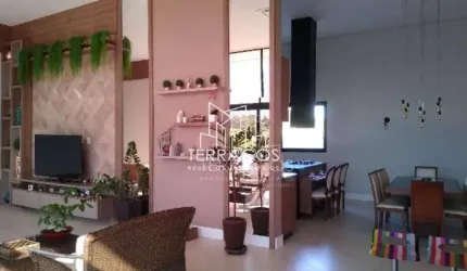 MAGNÍFICA CASA TÉRREA À VENDA , COM PÉ DIREITO ALTO, VISTA PARA A SERRA DO JAPI - MOBILIADA - CONDOMÍNIO TERRAS DA ALVORADA