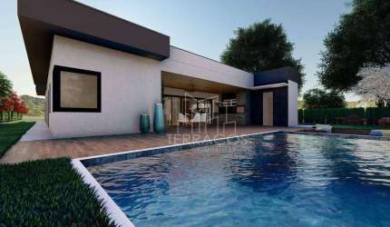 CASA TÉRREA - COND. COLINAS DE INHANDJARA - 3 SUÍTES - PISCINA - ITUPEVA / SP