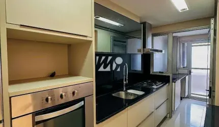 Apartamento Semimobiliado 96m² com 2 Quartos e Suíte no Pagani