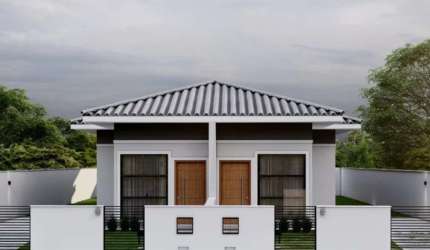 Casa Geminada  Térrea com 3 Quartos e  1 suite