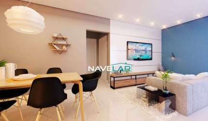 Apartamento com 3 dormitórios à venda, 103 m² por R$ 743.181,00 - Gravatá - Navegantes/SC