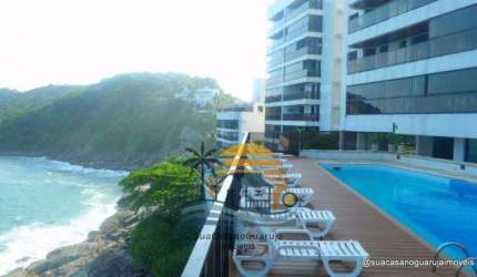 Apartamento Costão das Tartarugas com 2 dormitórios à venda, 87 m² por R$ 950.000 - Praia da Enseada – Tortugas - Guarujá/SP