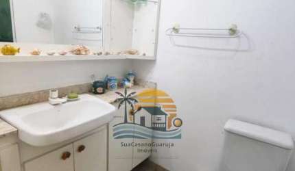Apartamento com 2 dormitórios à venda, 70 m² por R$ 320.000,00 - Praia da Enseada – Aquário - Guarujá/SP
