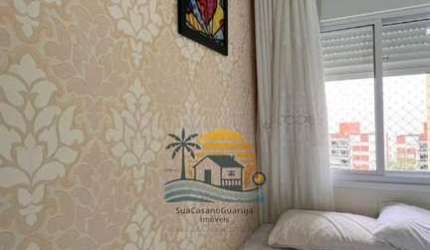 Apartamento Verde Mar com 3 dormitórios à venda, 158 m² por R$ 1.800.000 - Praia da Enseada - Tortugas - Guarujá/SP