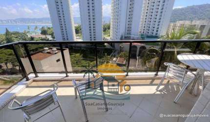 Apartamento Costão das Tartarugas com 3 dormitórios, 87 m² - venda por R$ 700.000 aluguel por R$ 4.930/mês - Praia da Enseada - Tortugas - Guarujá/SP
