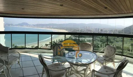 apartamento frente mar venda 4 suites tortugas 224 m2 2 vagas parque enseada guaruja cod APF8106V