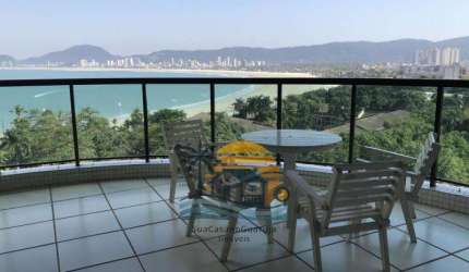 apartamento frente mar 4 suites condominio tortugas guaruja 224 m2 2 vagas parque enseada codAPF4006V
