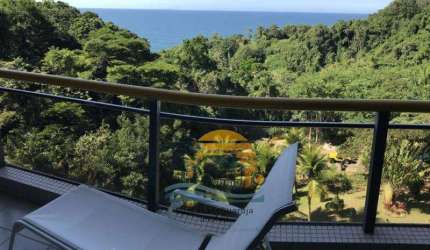 apartamento vista mar sorocotuba guaruja 3 dormitorios 2 suites 168 m2 2vagas morro sorocotuba cod APC7362V
