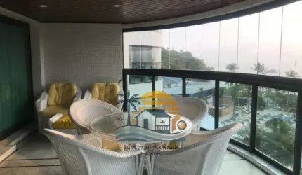 apartamento frente mar venda 5 domitorios 4 suites tortugas 224 m2 2 vagas parque enseada guaruja cod AP3410318V
