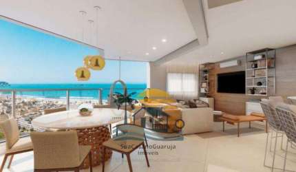 Terrazza Di Fiori: Apartamento incrível com Varanda Gourmet e lazer completo na Enseada LN33577V
