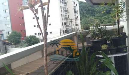 Apartamento com 2 dormitórios 1 suíte 96 m² varanda gourmet 1 vaga Enseada guaruja sp 26704V