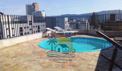 Cobertura duplex com piscina 4 dormitórios 2 suítes 4 vagas 320 m² na Enseada COD54751V