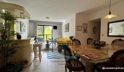 Apartamento com 3 dormitórios à venda, 125 m² por R$ 550.000 - Jardim Três Marias - Guarujá/SP COD. AP41777V