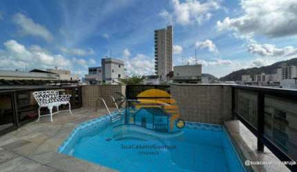 Cobertura com 3 suítes à venda, 200 m² por R$ 1.750.000 - Jardim Três Marias - Guarujá/SP COD. CB43804V