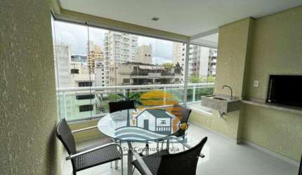 Apartamento com 4 dormitorios 2 suítes varanda gourmet , 143 m² por R$ 850.000 - Balneário Cidade Atlântica - Guarujá/SP COD. AP56838V