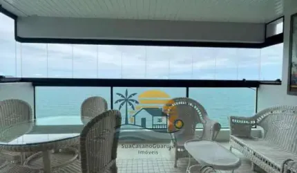 Apartamento com 3 suítes 2 vagas lazer completo vista para o mar no Morro do Maluf - Pitangueiras AP201535L