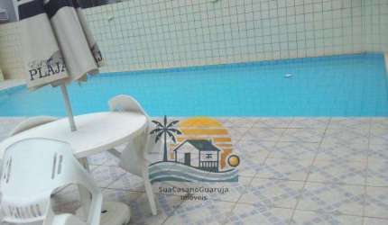 Apartamento com 2 dormitórios à venda com lazer, 80 m² na Enseada
