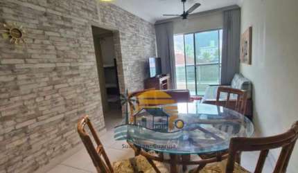 Apartamento reformado com 2 dormitórios 1 vaga churrasqueira na Enseada