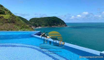 Apartamento com Vista Mar à Venda – 2 Suítes e Lazer Completo no Penhasco das Tartarugas Guarujá – 80m² e 2 Vagas – AP5081012V