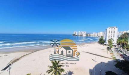Apartamento Vista Total Mar com 2 dormitórios 1 suite  90m² Pitangueiras  - Guarujá R2304389