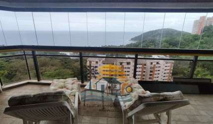 Apartamento Sorocotuba com 3 dormitórios à venda, 168 m² por R$ 1.200.000 - Guarujá/SP
