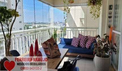 Apartamento 124m² no Campo Belo - MOBILIADO