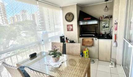 Apartamento 80m² 2 dormitórios com varanda gourmet Vila Mascote