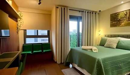 Studio  mobiliado 25m² no Campo Belo