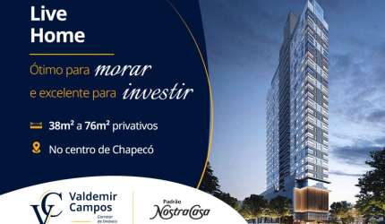 Padrão Nostra Casa no centro de Chapecó.