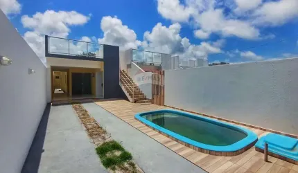 Casa com Piscina a 800m do Mar na Praia do Amor – 3 Quartos, Suíte, Solarium e Área Gourmet!