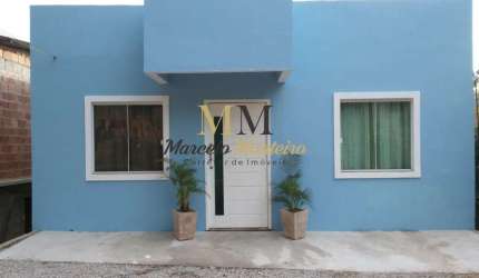 Casa para Venda em Rio das Ostras, Palmital, 1 dormitório, 1 banheiro, 1 vaga