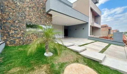 Belíssima casa 3 dormitórios mais escritório sendo 3 suites, vaga para 4 carros, condomínio completo em estrutura e lazer, perto de tudo que você precisa