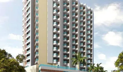 Apartamento à venda, com vista mar possui 38m², 01 suite, sala, cozinha, varanda, 01 vaga. -Praia de Iracema- CE