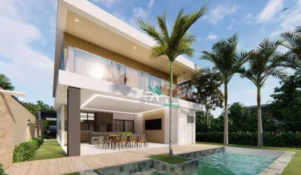 Casa com 4 dormitórios à venda por R$ 1.800.000,00 - Terras Alphaville Residencial - Eusébio/CE