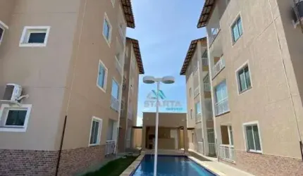 Apartamento com 2 dormitórios à venda, 46 m²  - Porto das Dunas - Aquiraz/CE