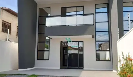Casa com 4 dormitórios à venda, 166 m² por R$ 750.000,00 - Cajazeiras - Fortaleza/CE