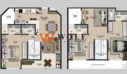 Apartamento com 3 quartos à venda na Rua da Fonte, 177, Coqueiros, Florianópolis por R$ 1.599.650