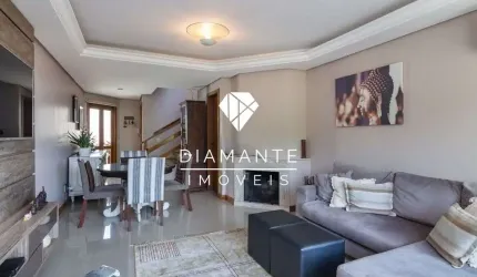 Casa em condomínio fechado com 3 quartos à venda na Rua Alcebíades Antônio dos Santos, Nonoai, Porto Alegre por R$ 896.000