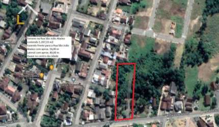 Terreno à venda, 1267 m² por R$ 699.000,00 - São João Abaixo - Garuva/SC