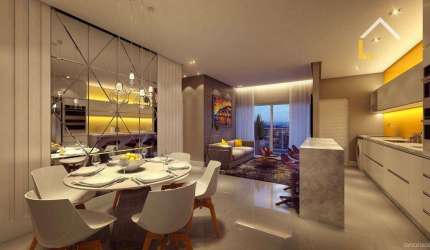 Apartamento com 2 dormitórios à venda, 122 m² por R$ 948.061,81 - Atiradores - Joinville/SC
