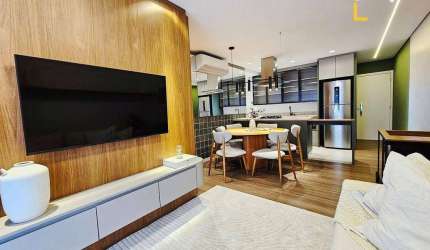 Apartamento Novo, Mobiliado e Decorado no anita Garibaldi!ormitórios à venda, 83 m² por R$ 1.012.567 - Anita Garibaldi - Joinville/SC